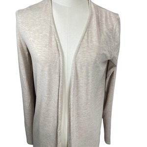 Majestic Filatures Women’s Soft Touch Open Cardigan – Ecru – Size M